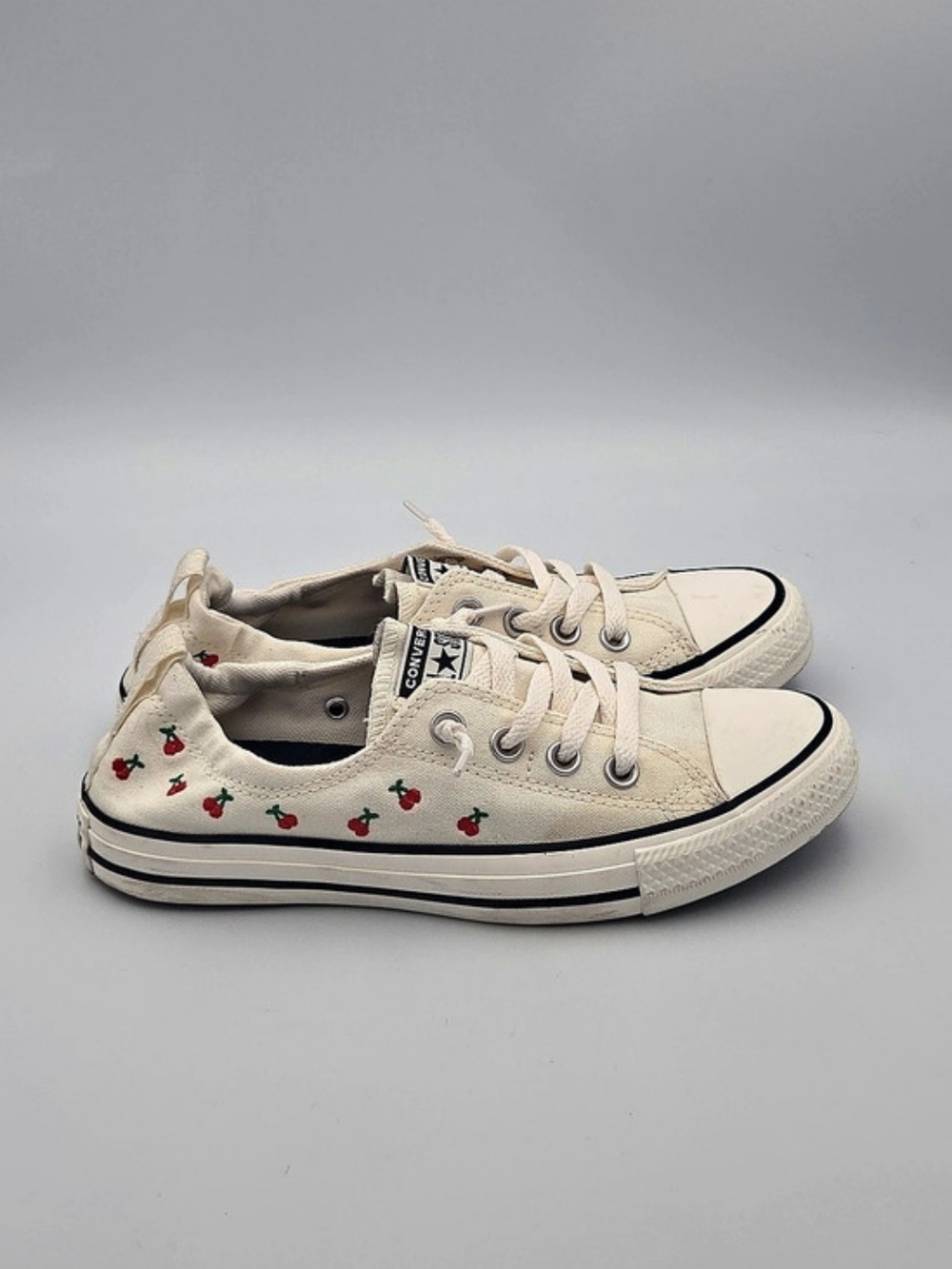 Converse Chuck Taylor All Star Cherry Print Sneakers US 7.5